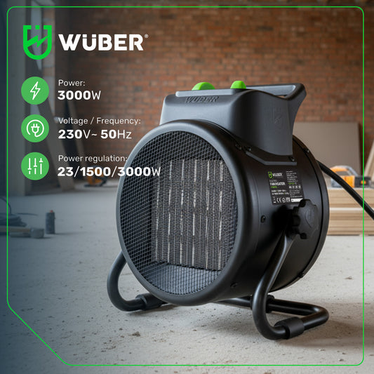 Nagrzewnica elektryczna 3,0 kW WUBER