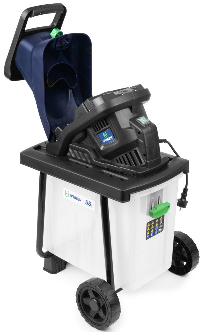 Rozdrabniacz do gałęzi 3000 W 55 l WUBER
