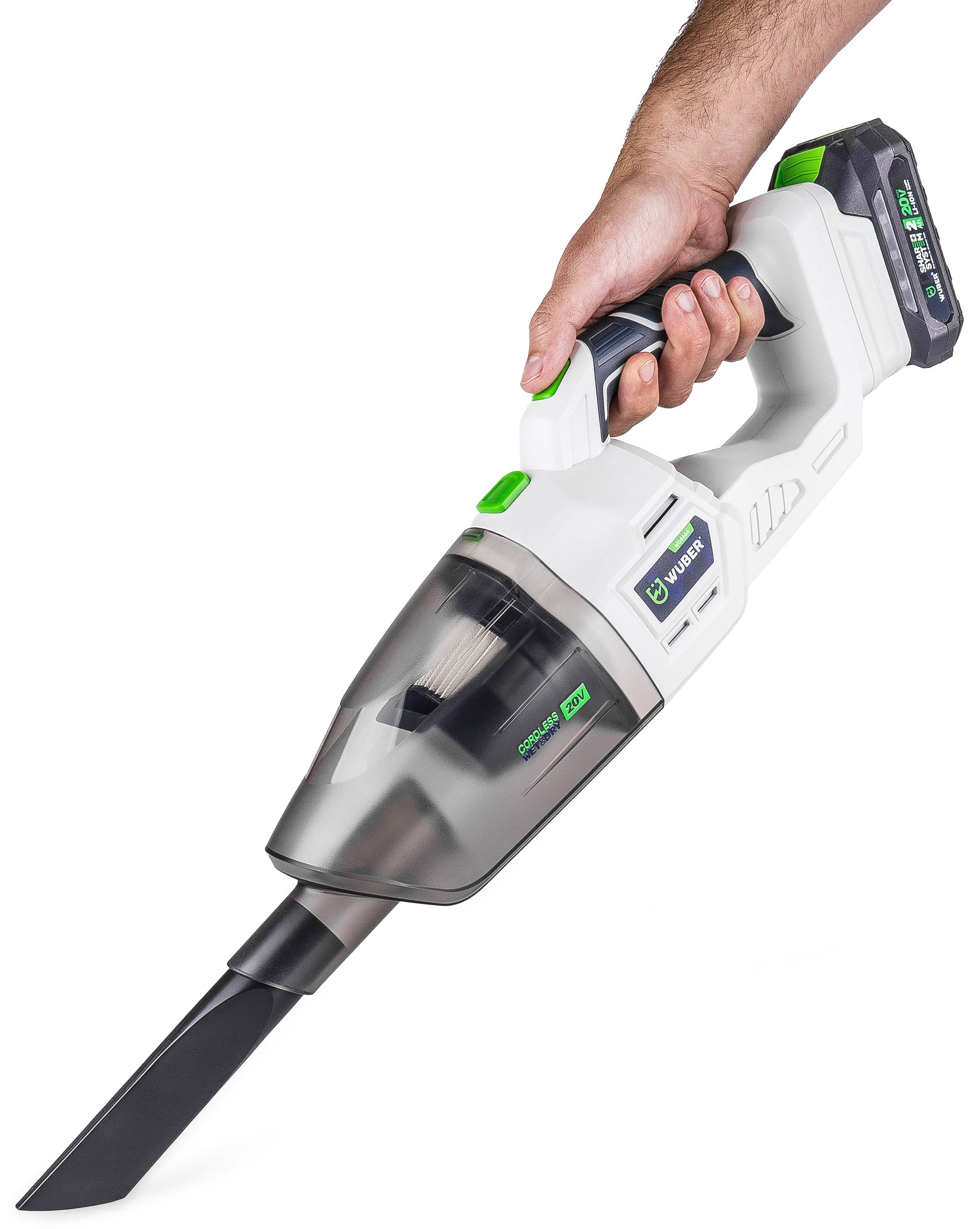 Odkurzacz akumulatorowy 120 W +akumulator WUBER