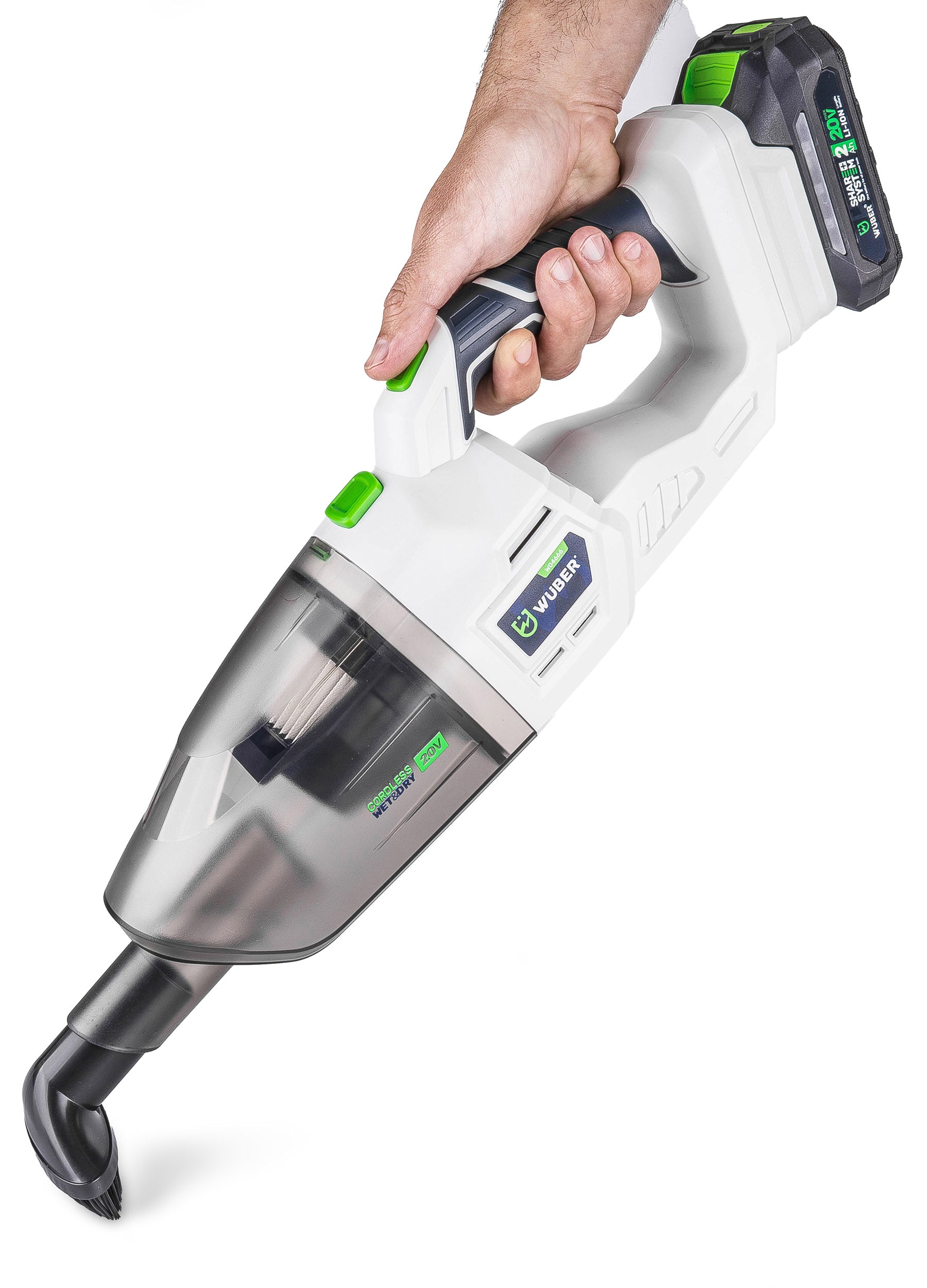 Odkurzacz akumulatorowy 120 W +akumulator WUBER