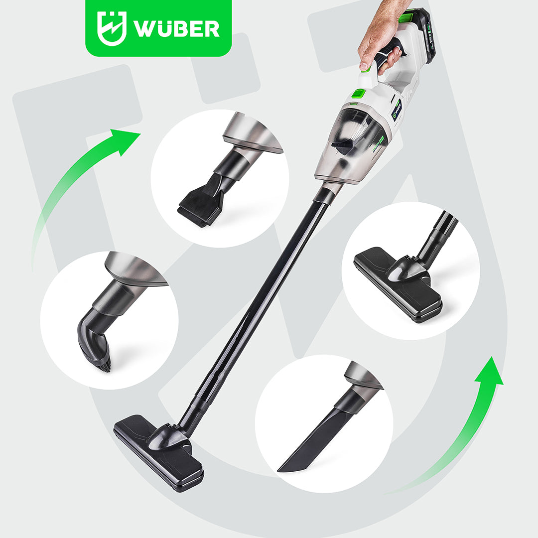 Odkurzacz akumulatorowy 120 W +akumulator WUBER