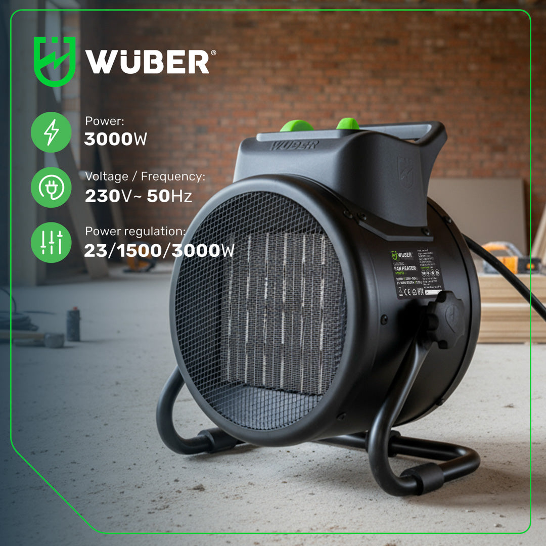 Nagrzewnica elektryczna 3,0 kW WUBER