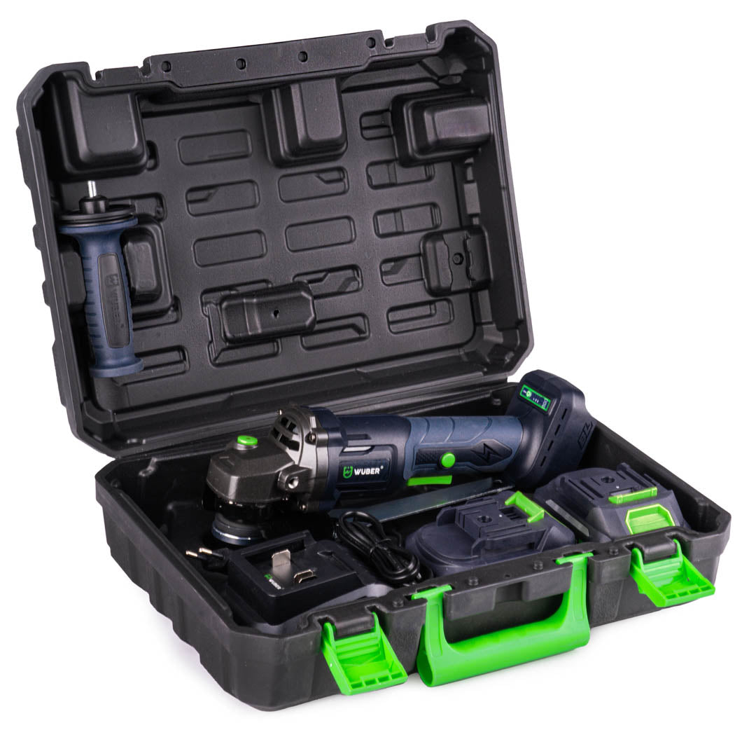 Szlifierka kątowa akumulatorowa 20 V średnica 125 mm WUBER