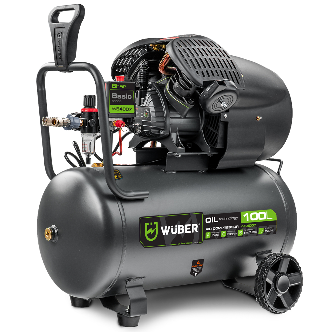 Kompresor olejowy 8 bar 100 l 2000 W WUBER