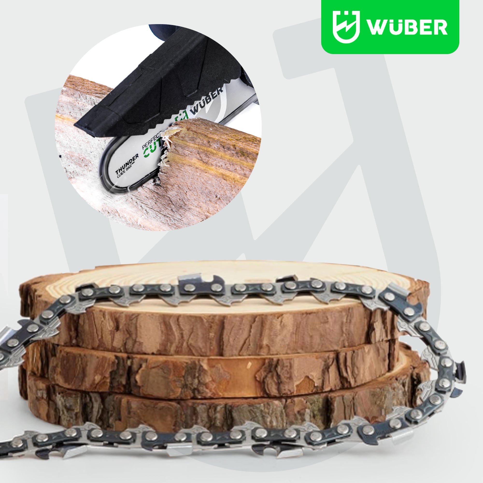 Łańcuch do minipilarki 6" ze skokiem 1/4" WUBER