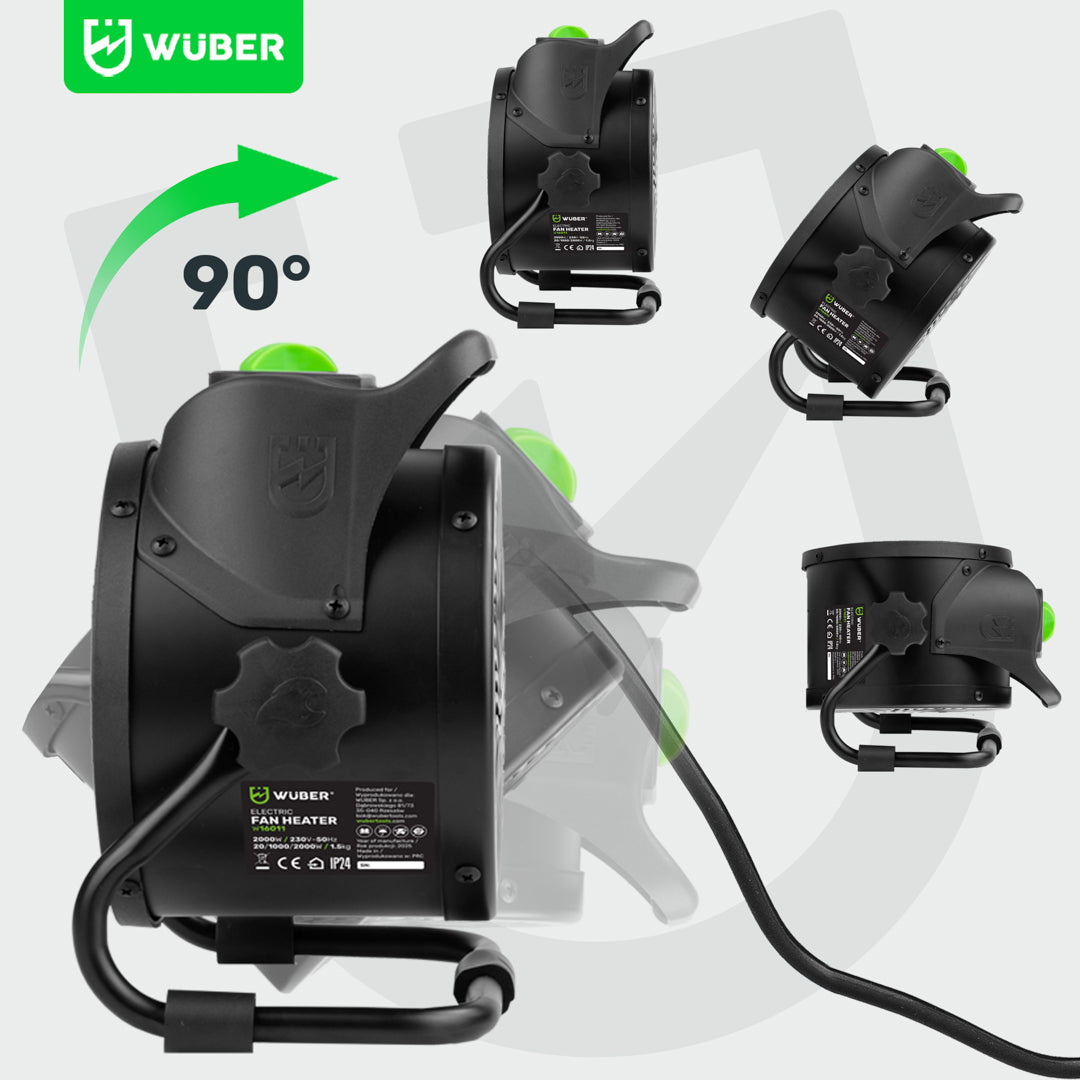 Nagrzewnica elektryczna 2,0 kW z regulacją WUBER