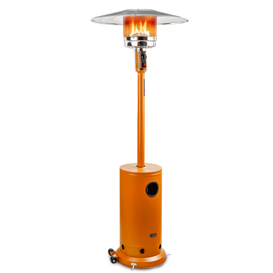 Parasol grzewczy gazowy 13 kW kolor miedziany ogrzewacz tarasowy + pokrowiec WUBER