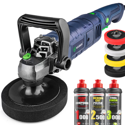 Polerka samochodowa rotacyjna 2300 W +pasty WUBER