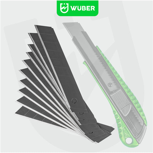 Ostrza o szerokości 18 mm - 10 sztuk w zestawie