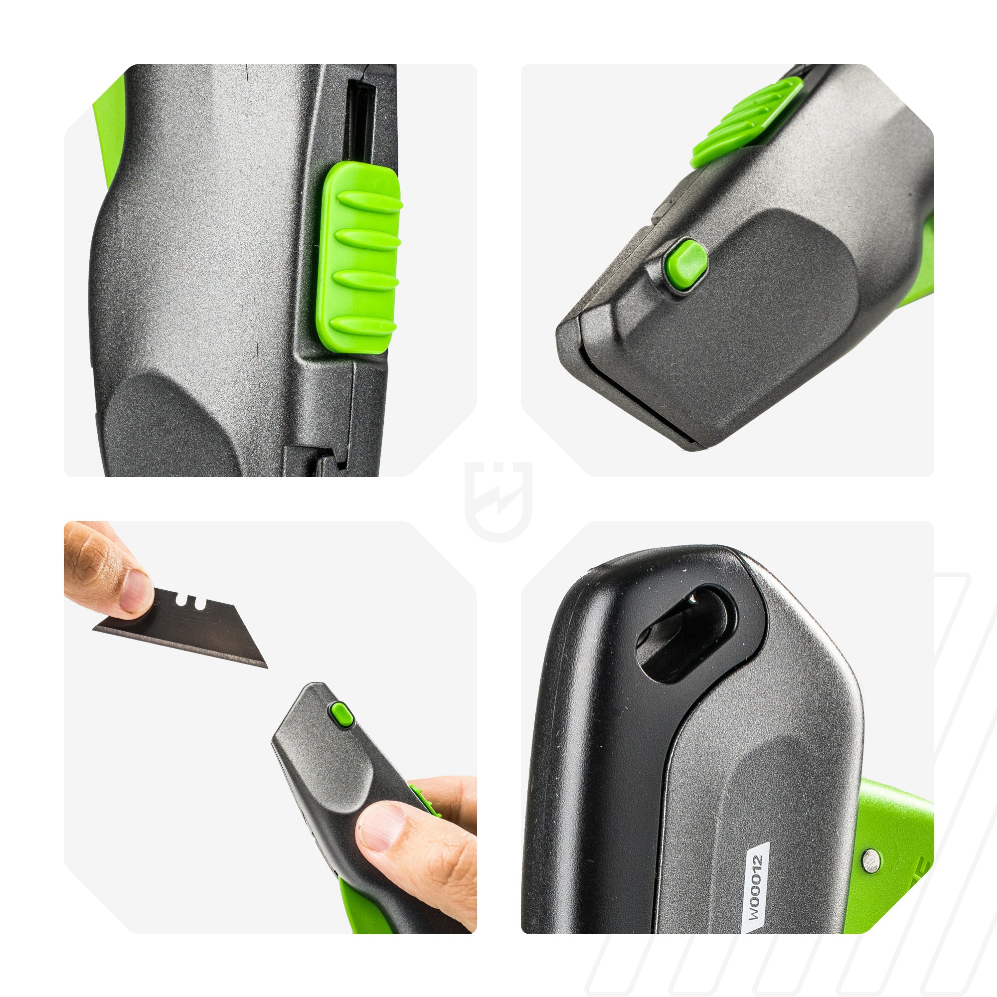 Nóż tapicerski 19 mm aluminiowy WUBER