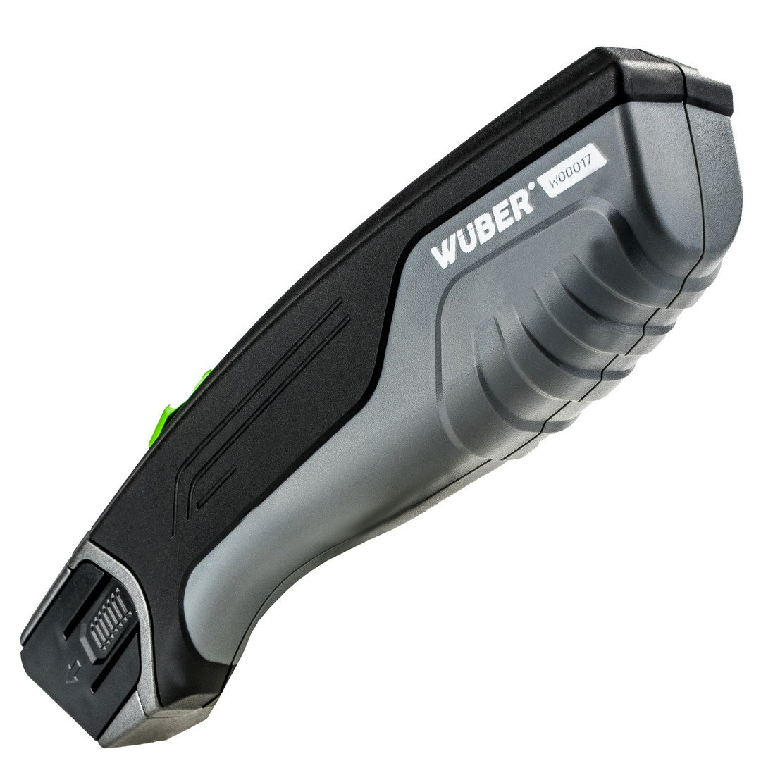Nóż tapicerski 19 mm aluminiowy +4 ostrza WUBER