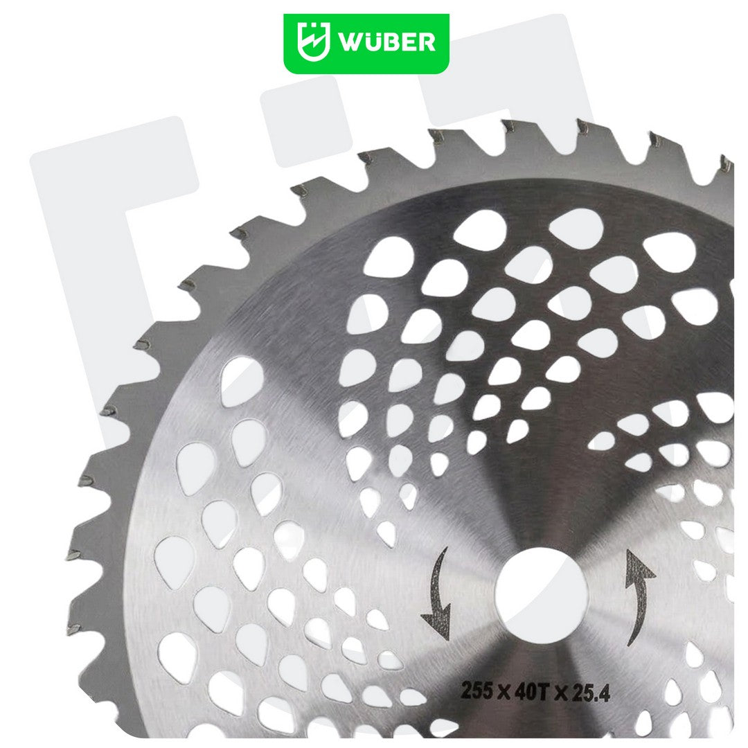 Widiowa tarcza tnąca 255x25,4 mm do kosy spalinowej WUBER
