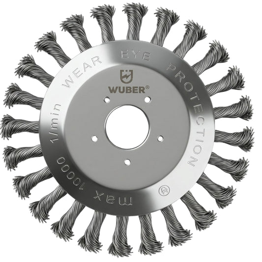 Szczotka druciana do kosy spalinowej 6" 150 mm WUBER