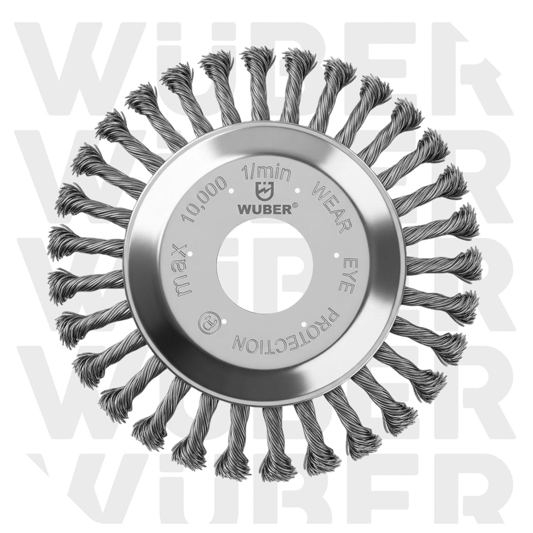 Szczotka druciana do kosy spalinowej 8" 200 mm WUBER