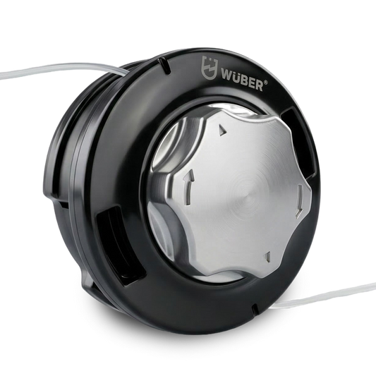 Półautomatyczna głowica żyłkowa 104 mm do kosiarki spalinowej +żyłka WUBER
