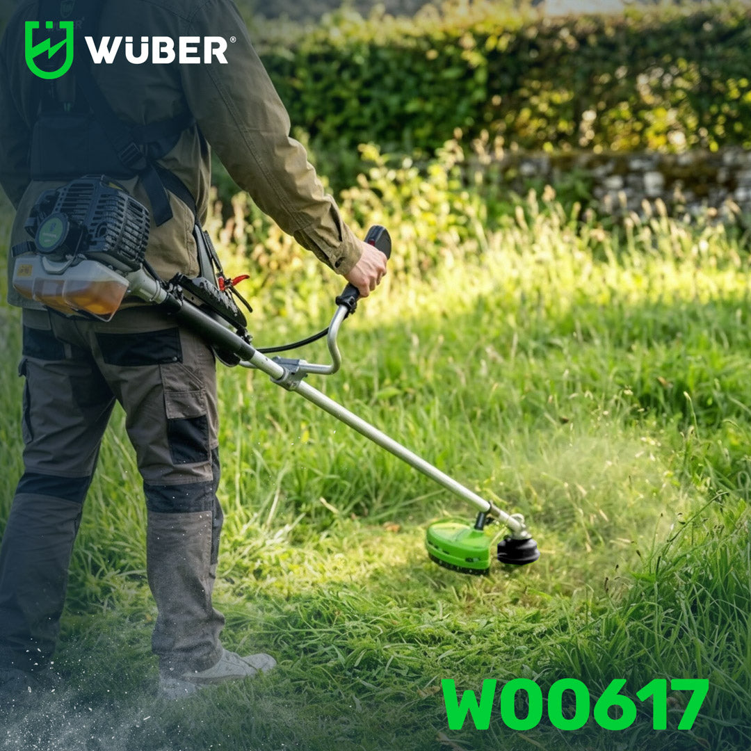 Półautomatyczna głowica żyłkowa 104 mm do kosiarki spalinowej +żyłka WUBER