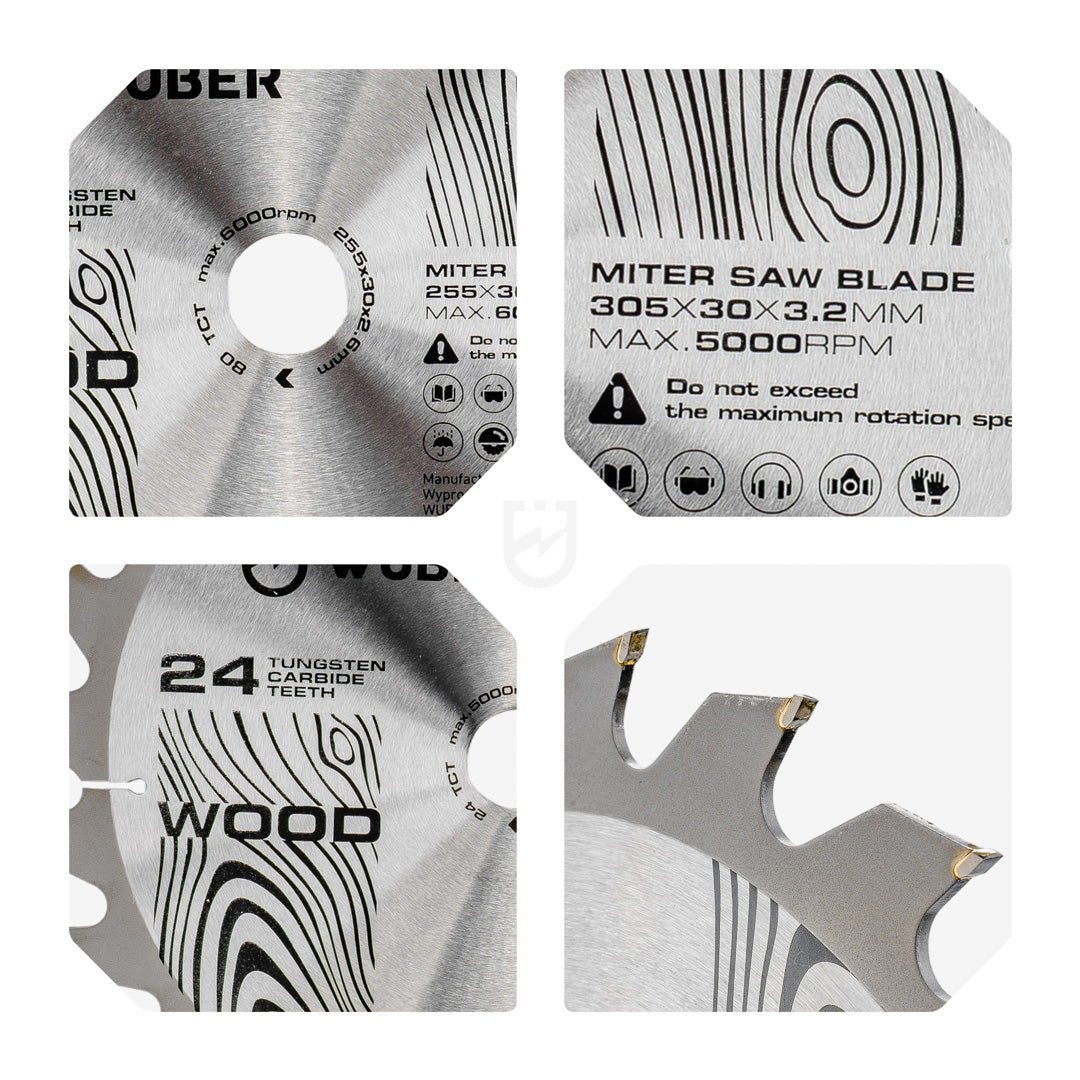 Tarcza widiowa do drewna 305x30 mm 24T WUBER