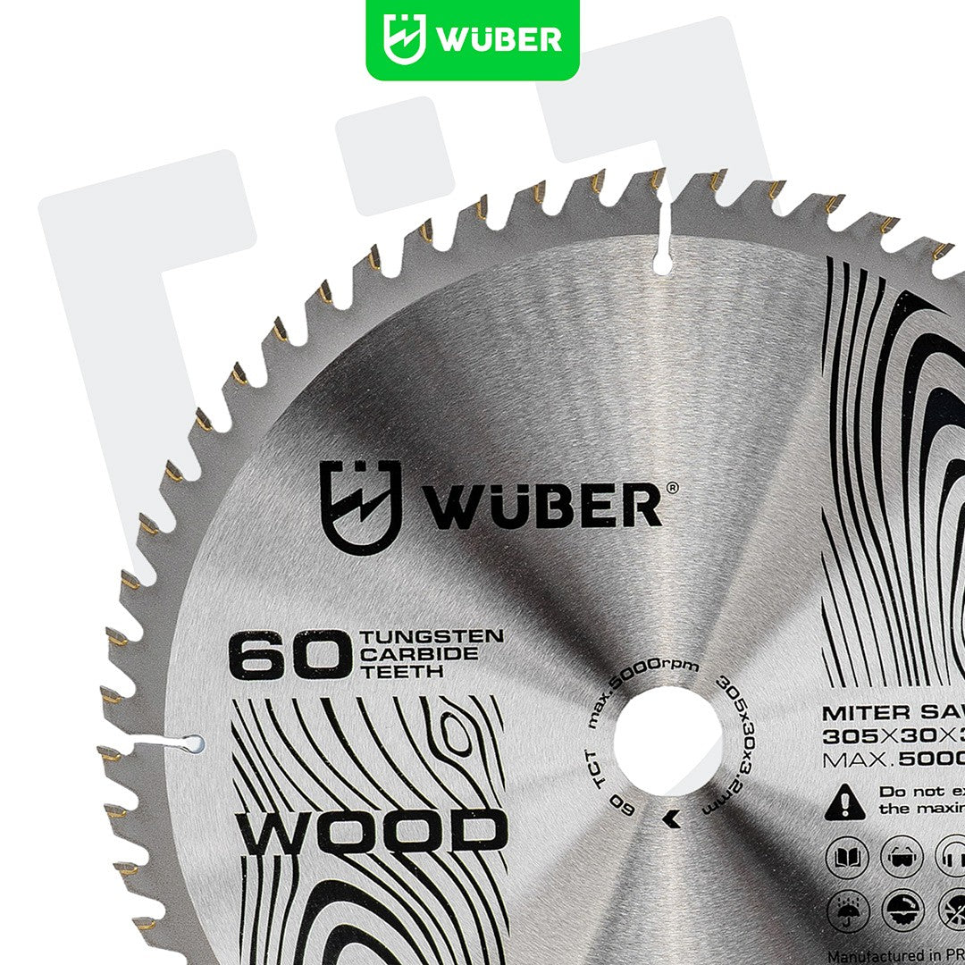 Tarcza widiowa do drewna 305x30 mm 60T WUBER
