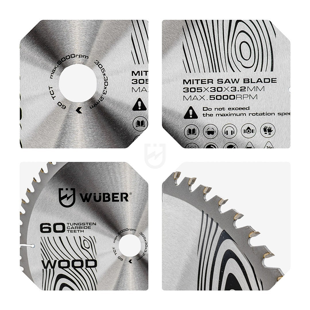 Tarcza widiowa do drewna 305x30 mm 60T WUBER