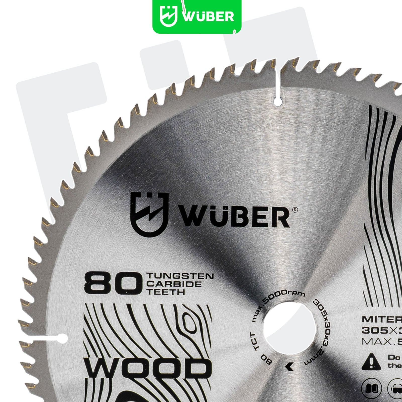 Tarcza widiowa do drewna 305x30 mm 80T WUBER