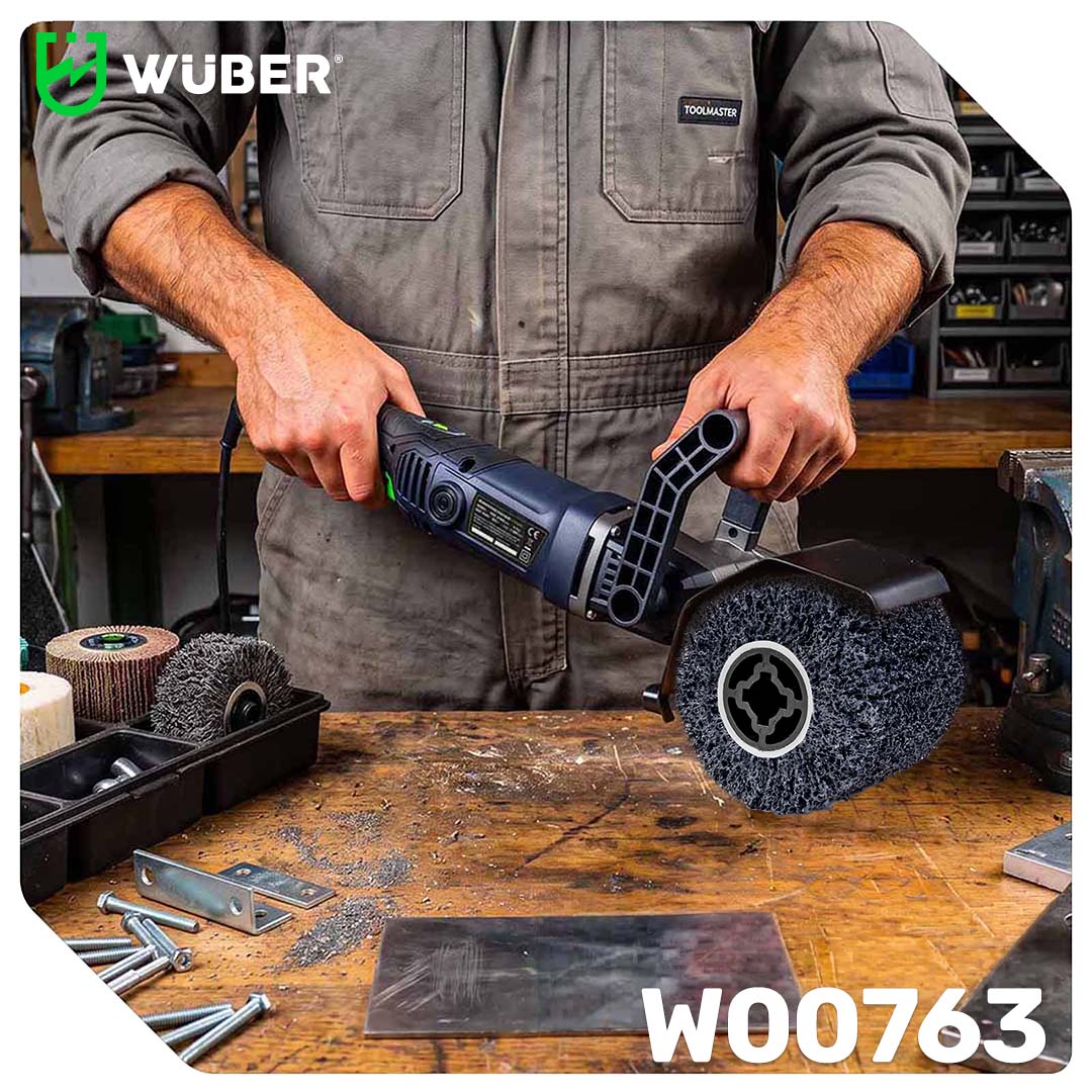Wałek do satyniarki ściernica walcowa 120x100x19 mm P80 WUBER