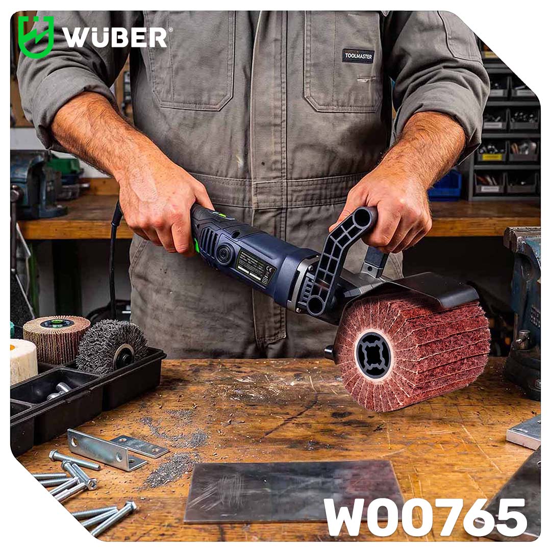 Wałek do satyniarki włóknina ścierna walcowa 120x100x19 mm P60 WUBER