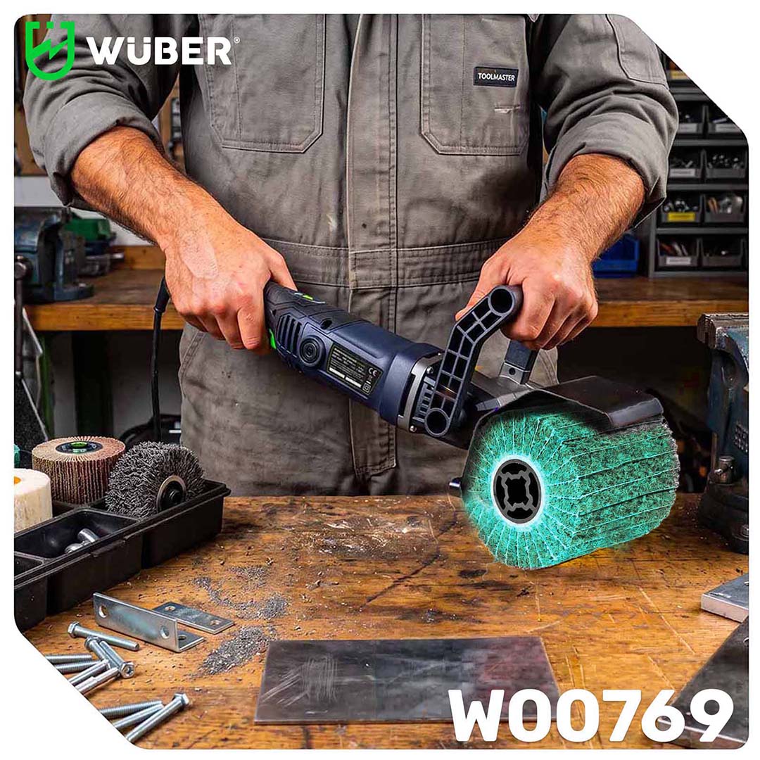 Wałek do satyniarki ściernica walcowa 120x100x19 mm P240 WUBER