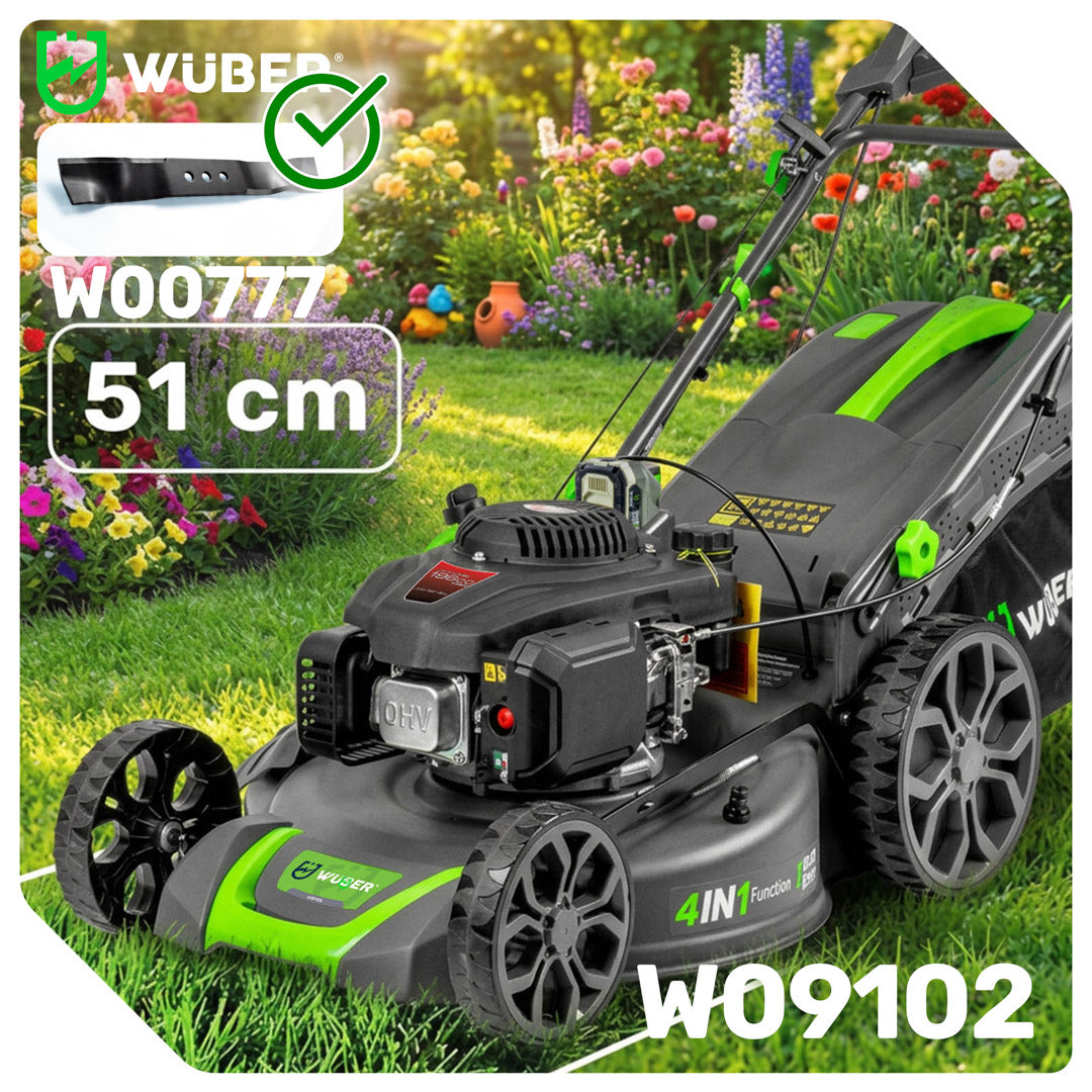 Nóż tnący do kosiarki spalinowej 51 cm prawoskrętny ostrze WUBER