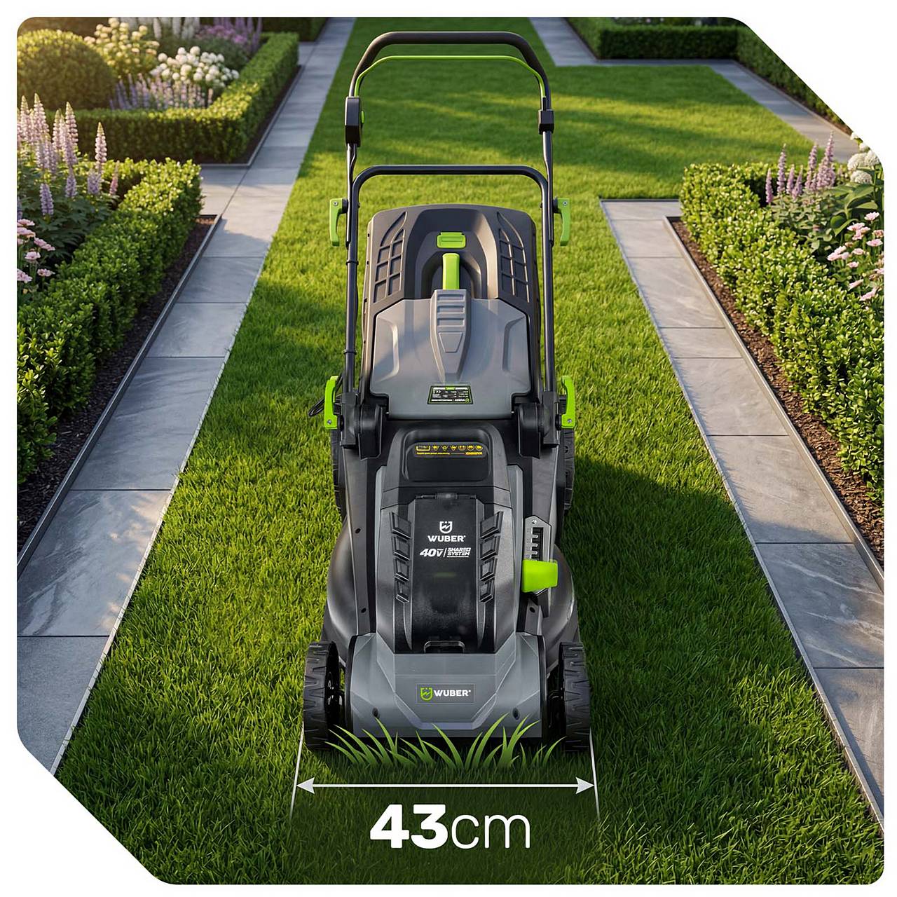 Nóż do kosiarki akumulatorowej 40 V 43 cm ostrze WUBER