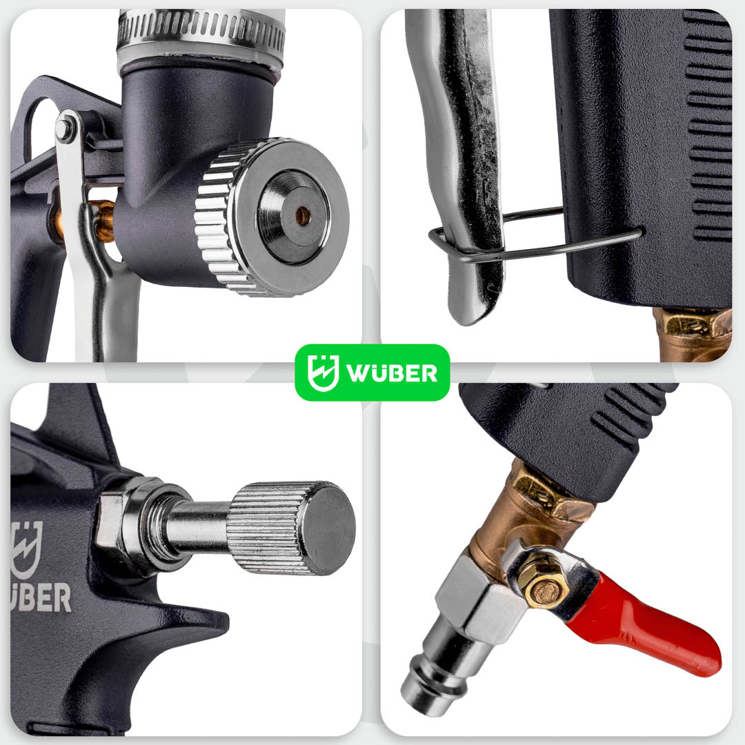 Pistolet pneumatyczny do tynkowania - szczegóły