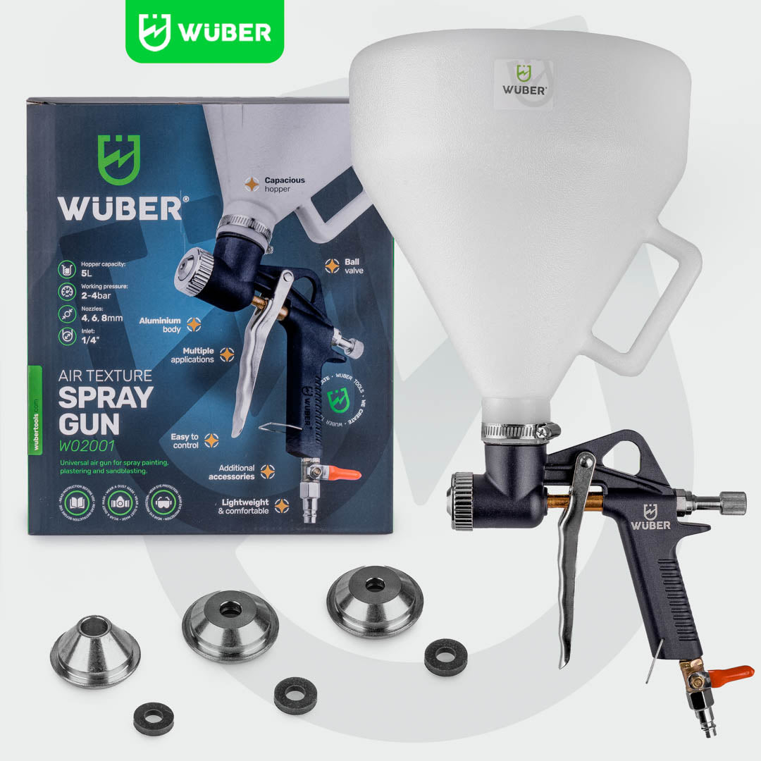 Pistolet pneumatyczny 5 litrów - zestaw gotowy do pracy