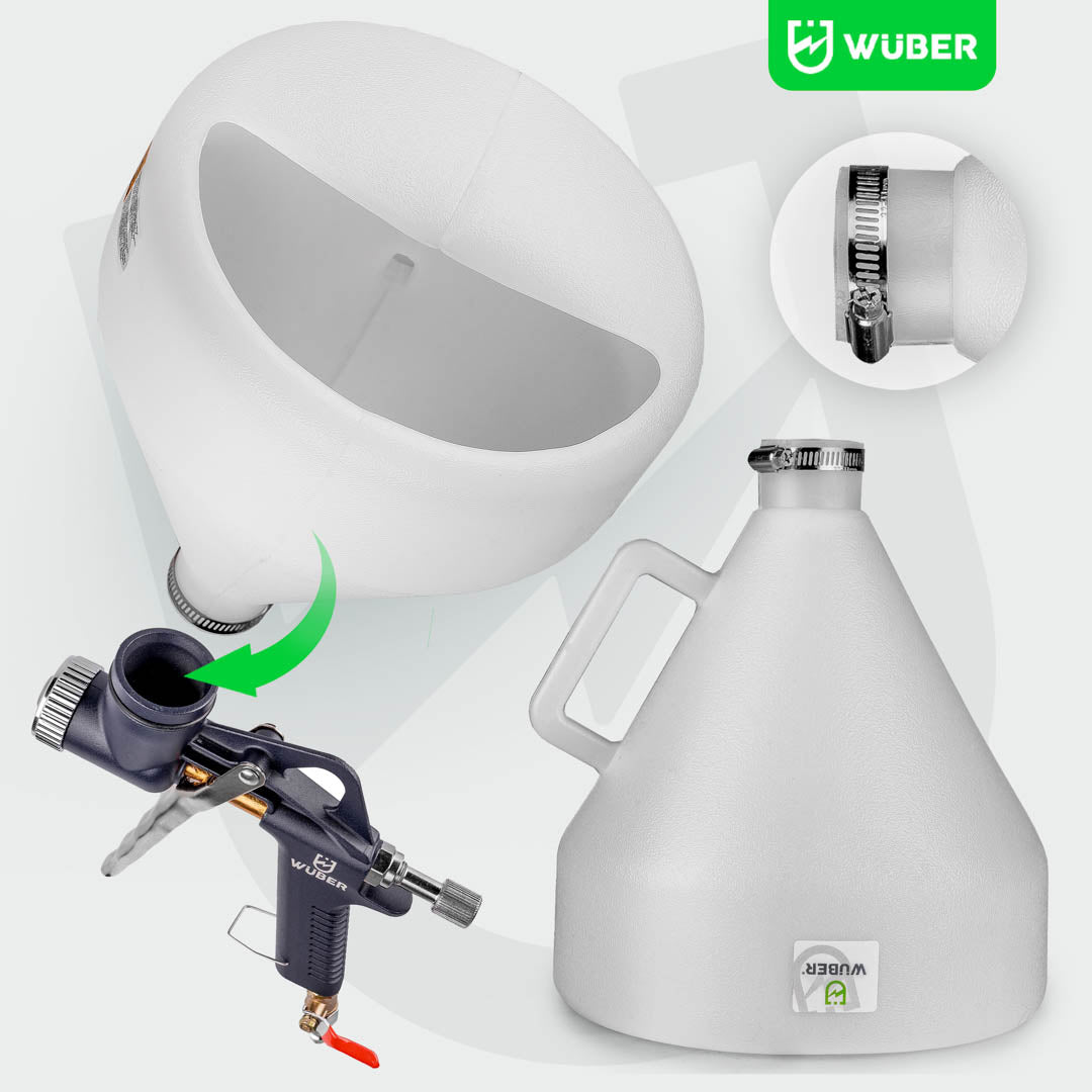 Pistolet pneumatyczny - montaż zbiornika 