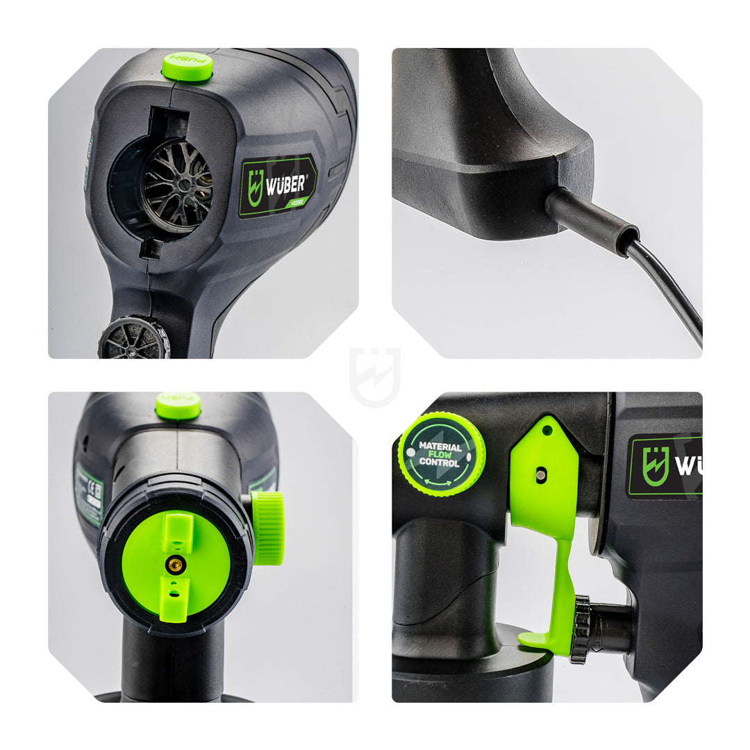 Pistolet malarski 400 W elektryczny WUBER