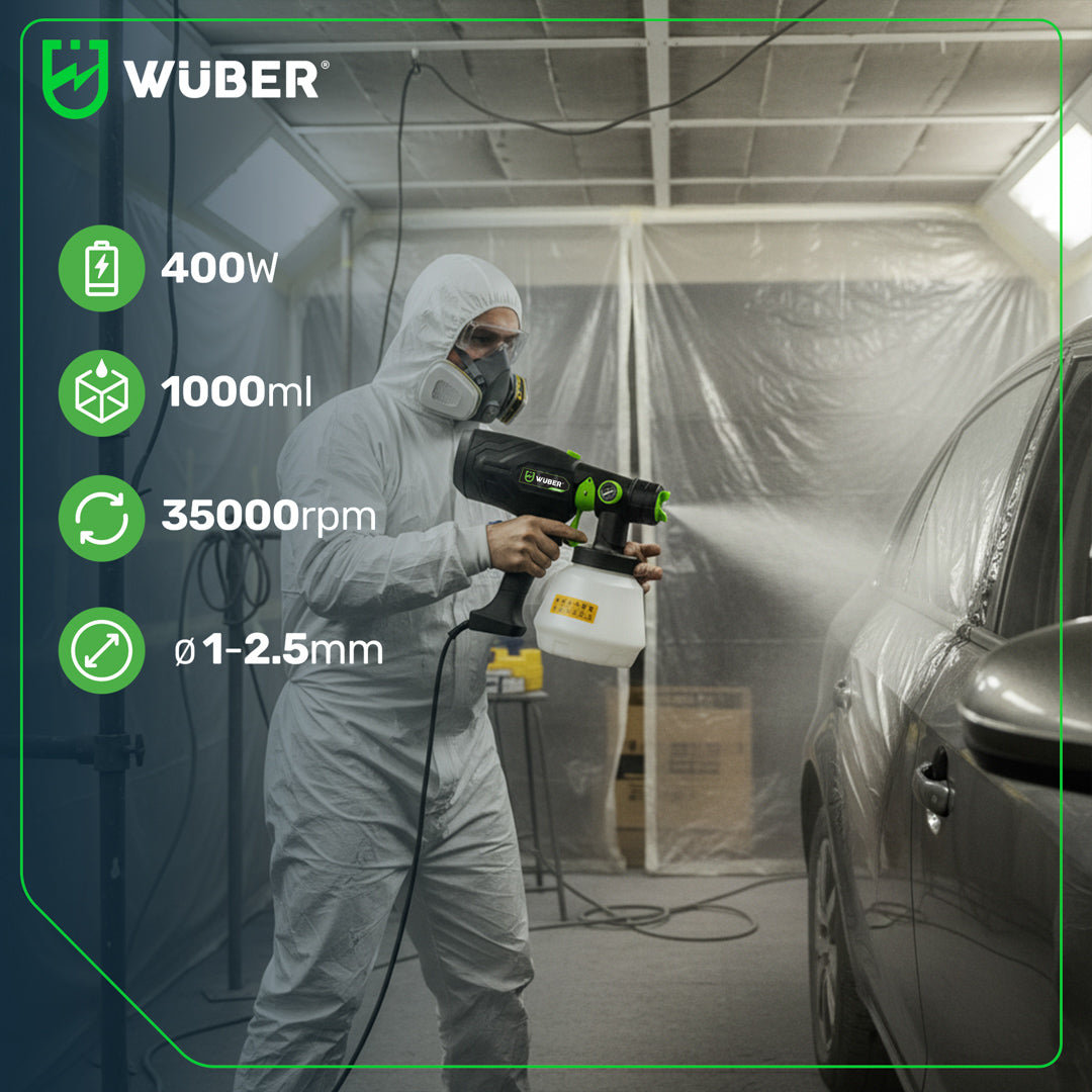 Pistolet malarski 400 W elektryczny WUBER