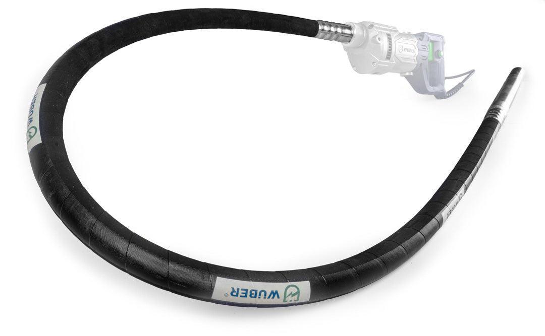 Buława wibracyjna podłączona do silnika