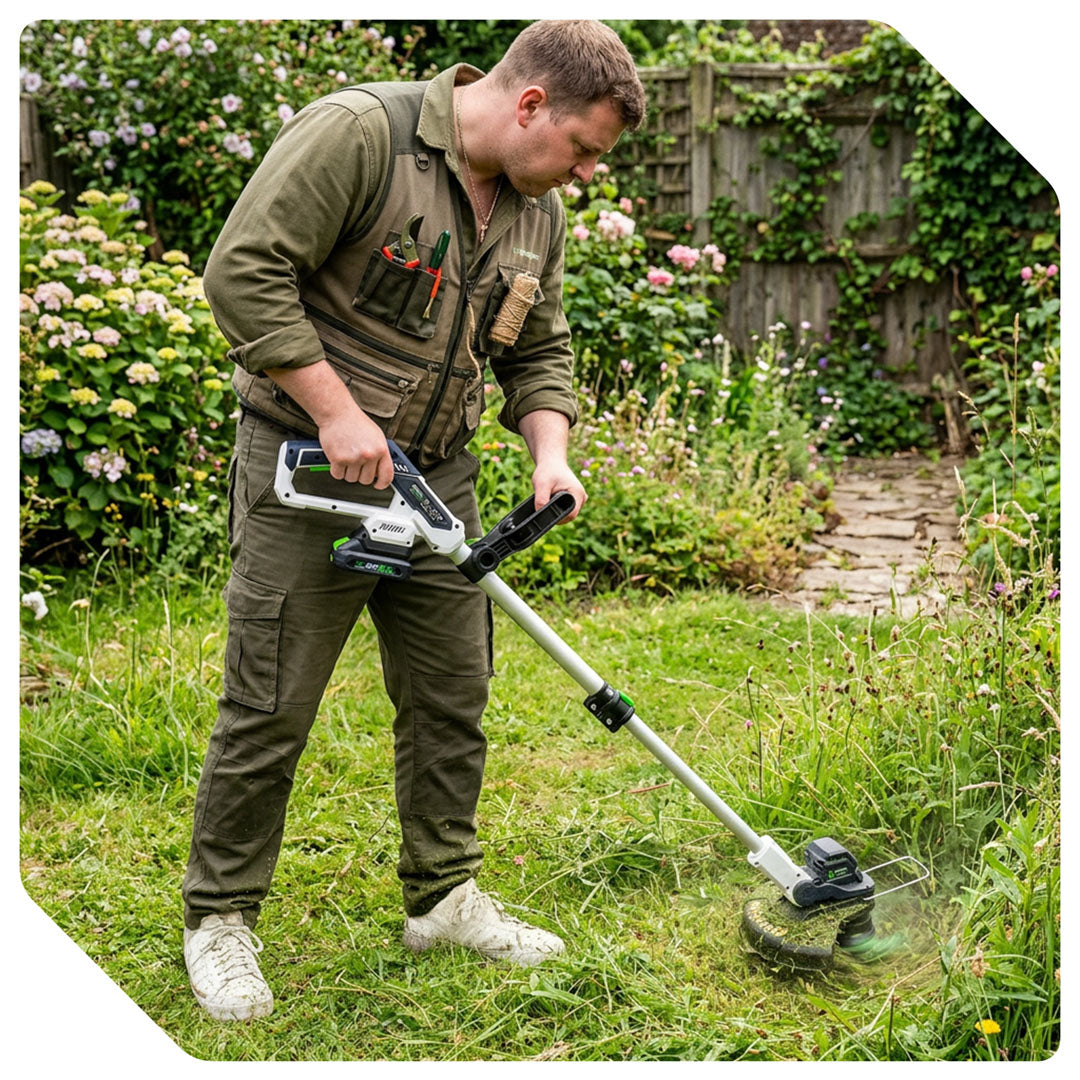 Akumulatorowa podkaszarka 3W1 Share+ System 20V 2xAKU WUBER