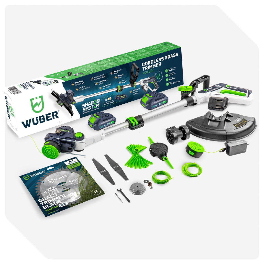 Akumulatorowa podkaszarka 3W1 Share+ System 20V 2xAKU WUBER