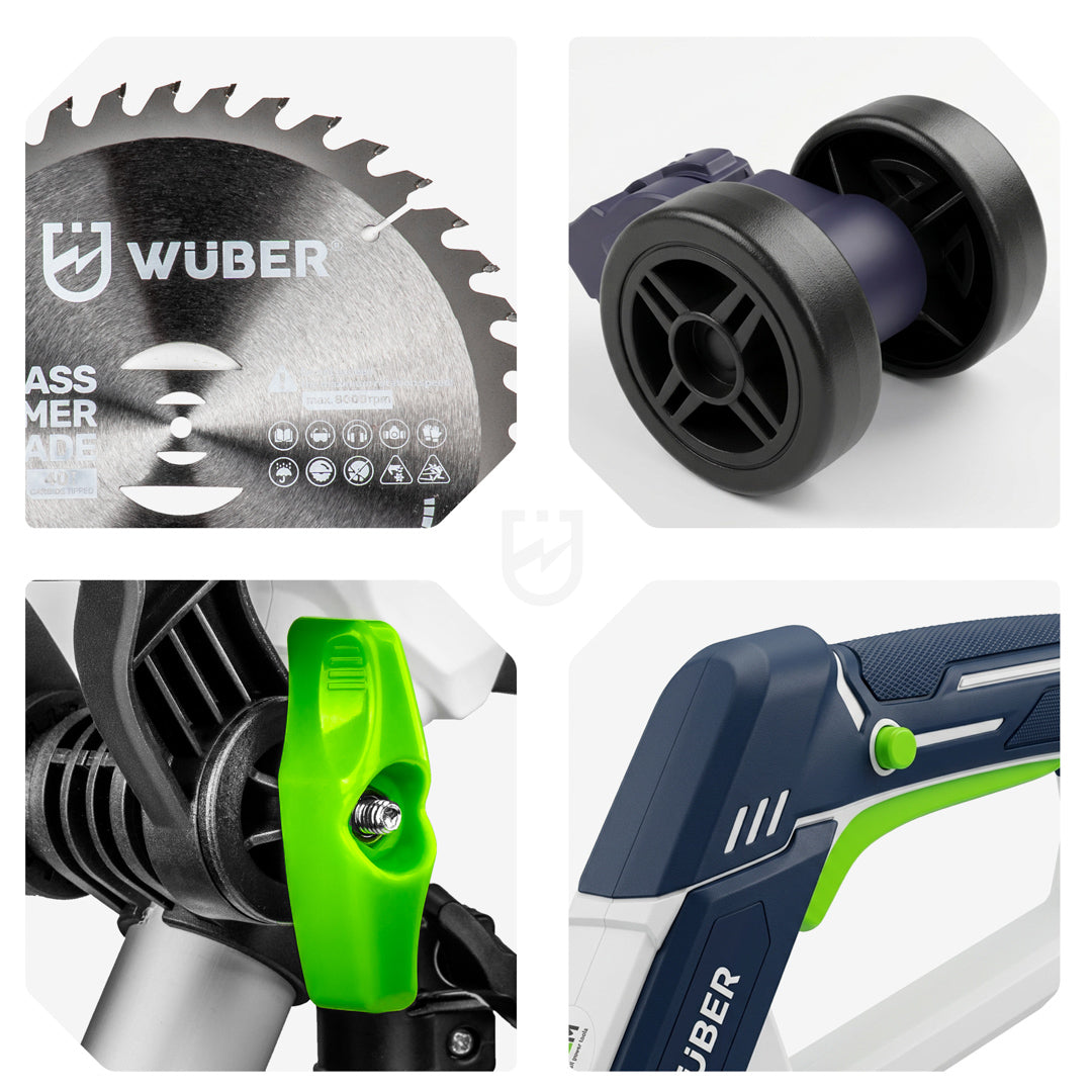 Akumulatorowa podkaszarka 3W1 Share+ System 20V 2xAKU WUBER