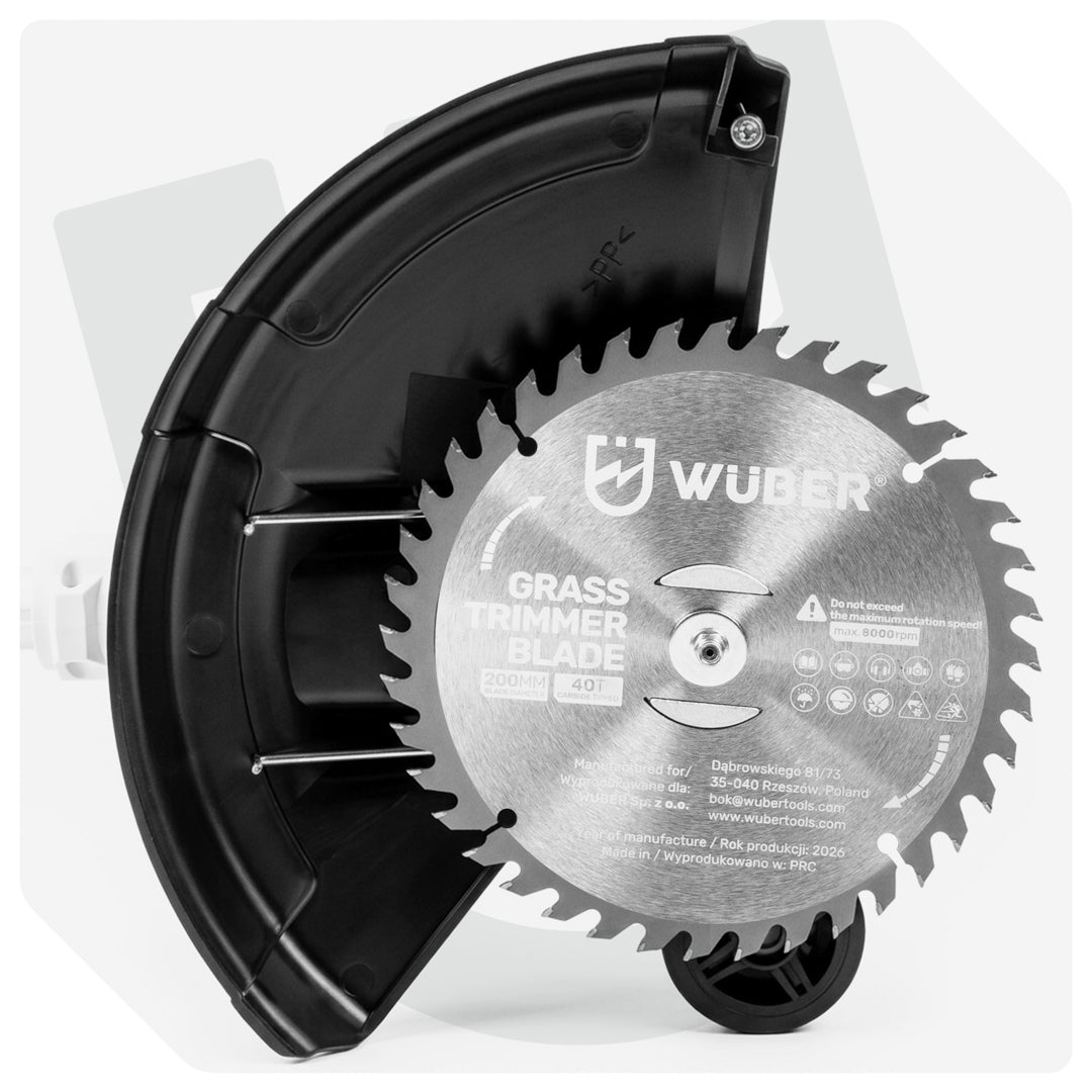 Akumulatorowa podkaszarka 3W1 Share+ System 20V 2xAKU WUBER