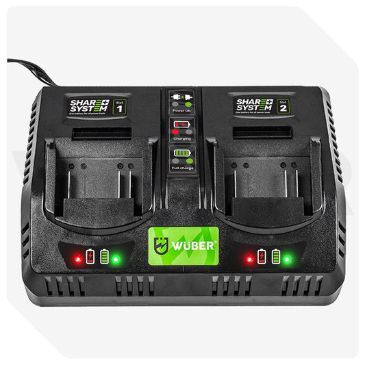 Ładowarka z dwoma gniazdami na akumulatory Share+ System