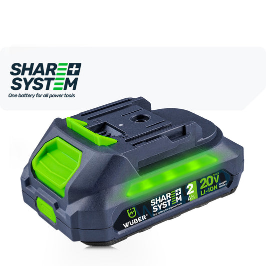 Akumulator bateria Share+ System Li-Ion 20 V 2.0 Ah WUBER