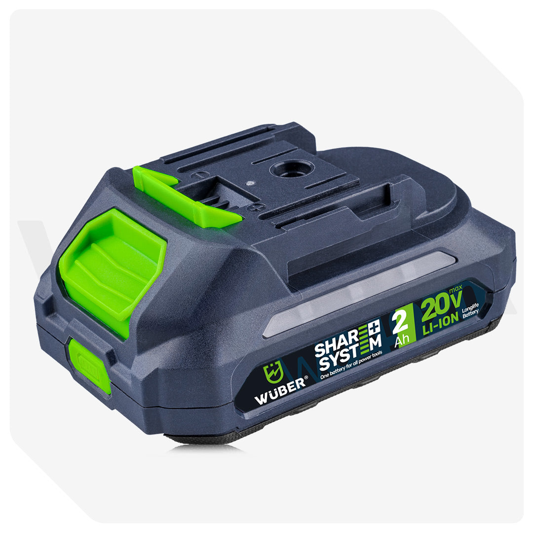 Bateria Share+ System 2 Ah 20 V - kod produktu W04020 WUBER