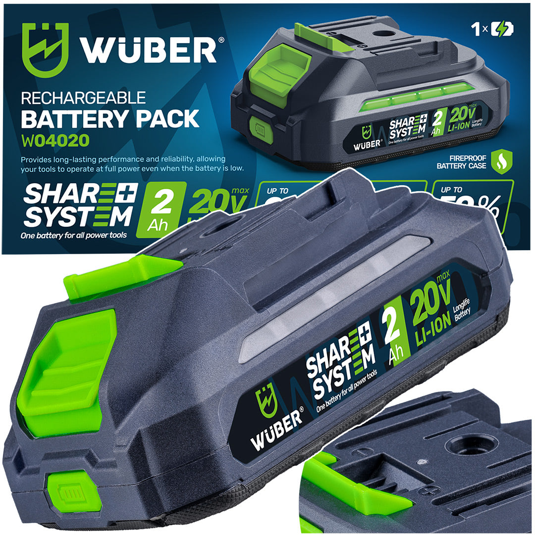 Bateria 2 Ah WUBER i oryginalne opakowanie producenta