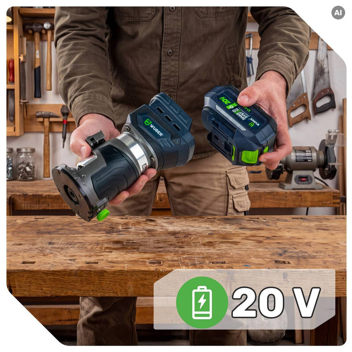 Frezarka górnowrzecionowa Share+ System 20 V SOLO WUBER