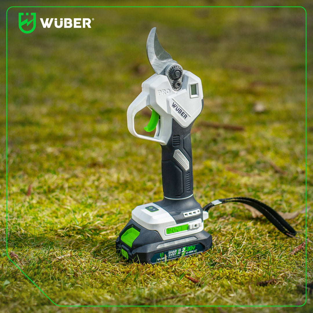 Sekator akumulatorowy nożyce 20V [Zestaw: Bateria 2.0 Ah i Ładowarka] WUBER