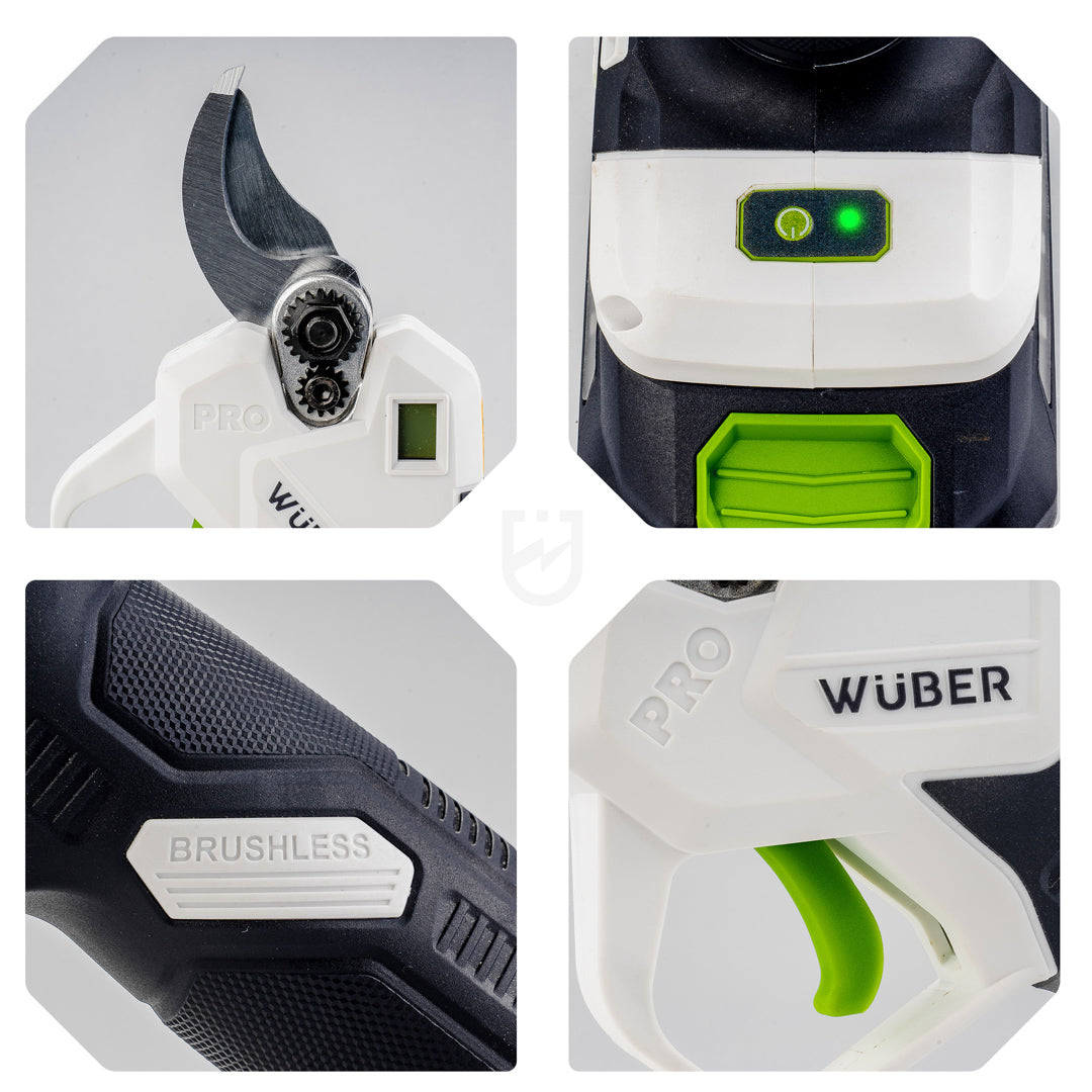 Sekator akumulatorowy nożyce 20V [Zestaw: Bateria 2.0 Ah i Ładowarka] WUBER