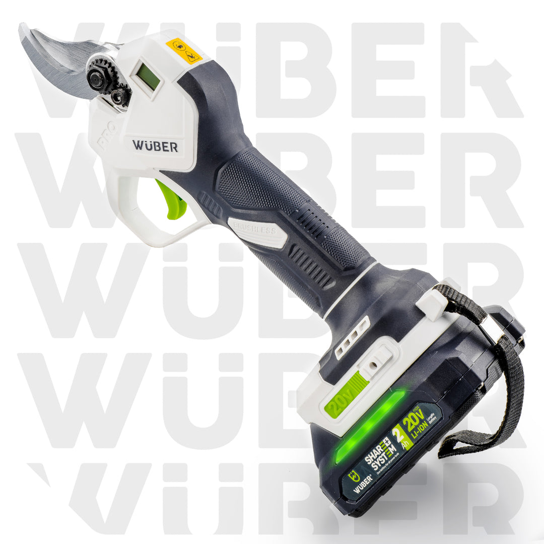 Sekator akumulatorowy nożyce 20V [Zestaw: Bateria 2.0 Ah i Ładowarka] WUBER