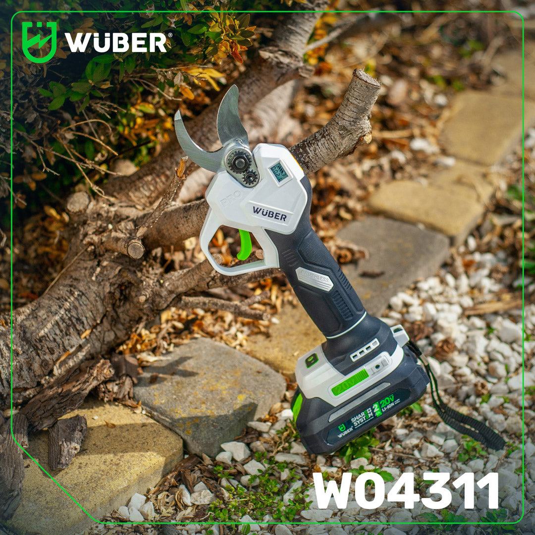 Sekator akumulatorowy nożyce 20V [Zestaw: Bateria 2.0 Ah i Ładowarka] WUBER