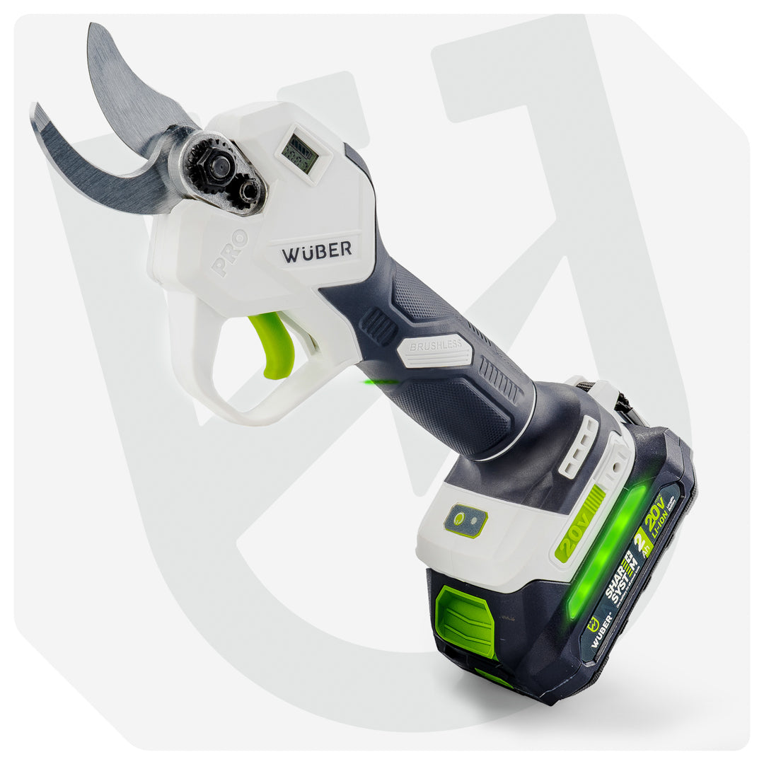 Sekator akumulatorowy nożyce 20V [Zestaw: Bateria 2.0 Ah i Ładowarka] WUBER