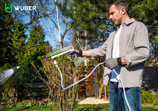 Podlewanie ogrodu z pomocą myjki ciśnieniowej
